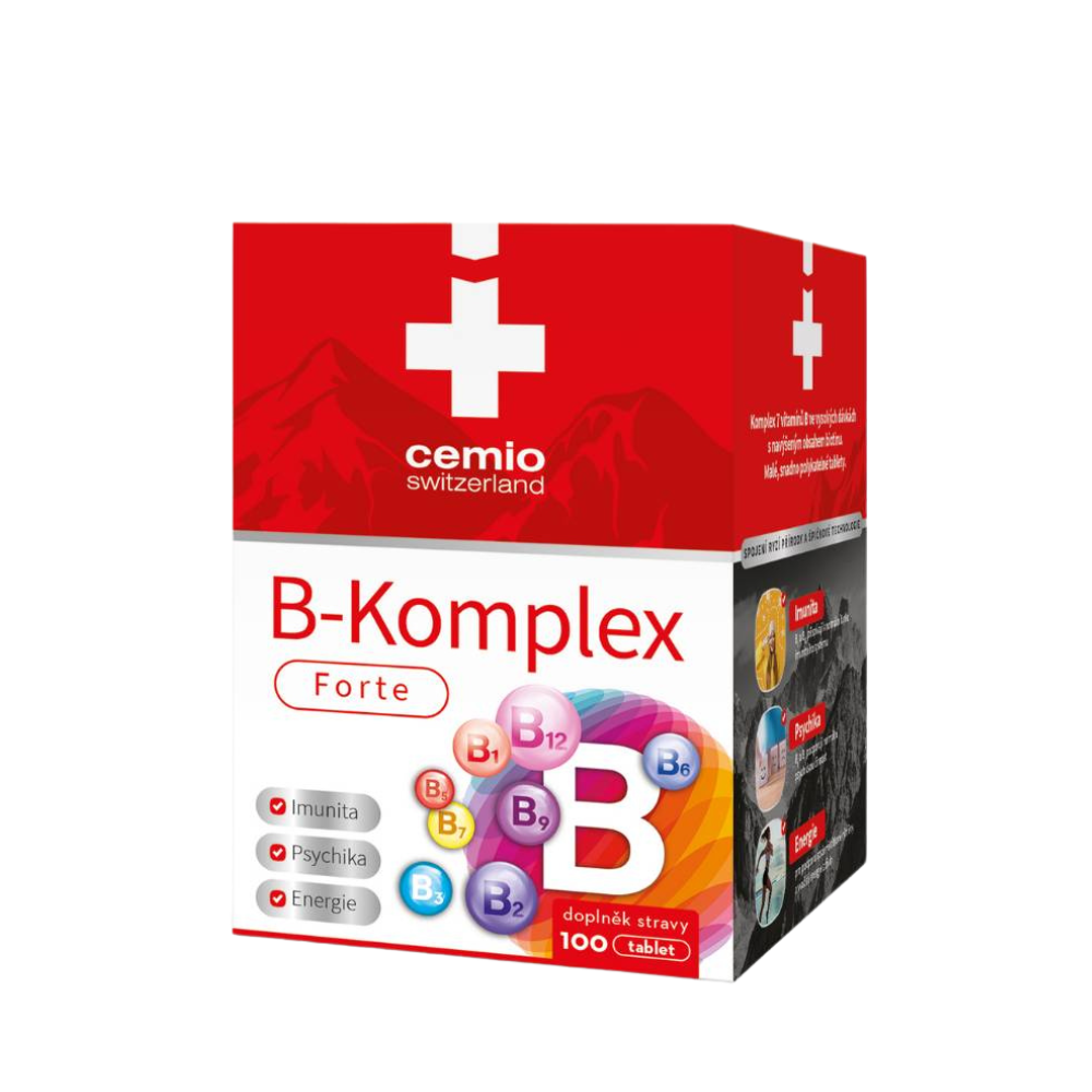 Levně Cemio B-Komplex Forte, 100 tablet