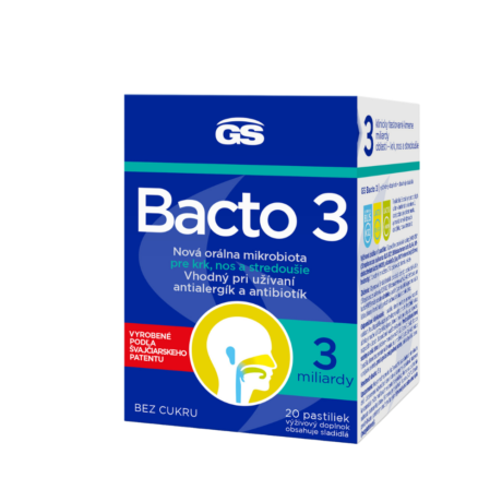 GS Bacto 3, Orální probiotika, 20 pastilek