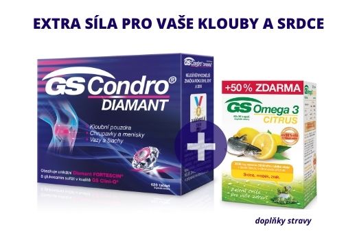 GS Condor Diamant 120 tbl. +GS Omega 3 Ciitrus 60+30 cps.