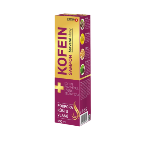 Cemio KOFEIN šampon na barvené vlasy, 250 ml