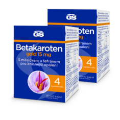 GS Betakaroten gold 15 mg, 2 × 120 kapslí