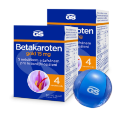 GS Betakaroten gold 15 mg, 2 × 120 kapslí