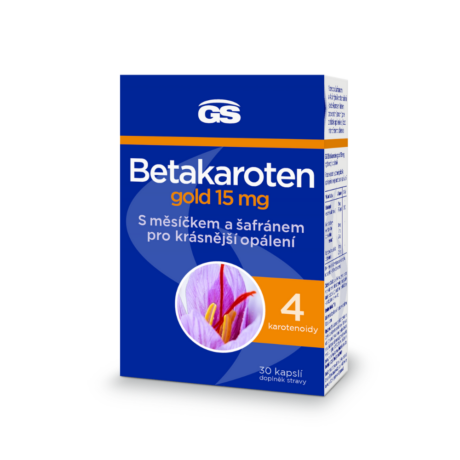 GS Betakaroten gold 15 mg, 30 kapslí