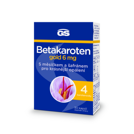 GS Betakaroten gold 6 mg, 30 kapslí