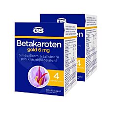 GS Betakaroten gold 6 mg, 2 x 135 kapslí