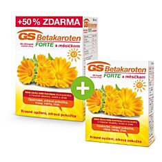 GS Betakaroten FORTE s měsíčkem, 80+40 kapslí