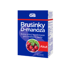 GS Brusinky Akut & D-manóza Akut, 20 tablet
