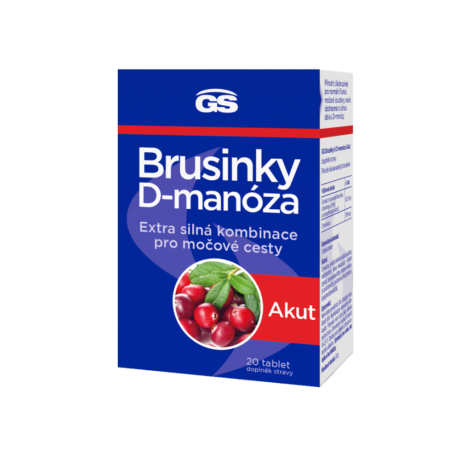 GS Brusinky Akut & D-manóza Akut, 20 tablet