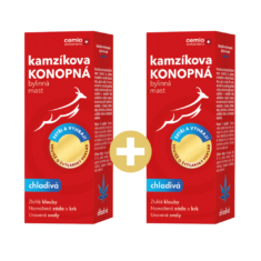 Cemio Kamzíkova konopná mast chladivá 200 ml, 1+1 ZDARMA, výhodné balení