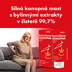 Cemio Kamzíkova konopná mast hřejivá 2 × 200 ml, dárkové balení