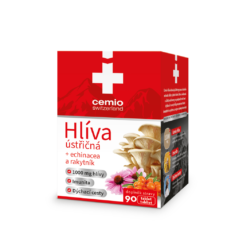 Cemio Hlíva ústřičná + echinacea a rakytník, 90 tablet