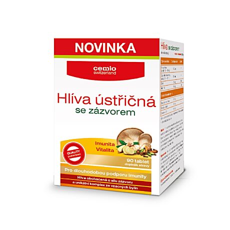 Cemio Hlíva se zázvorem, 90 tablet