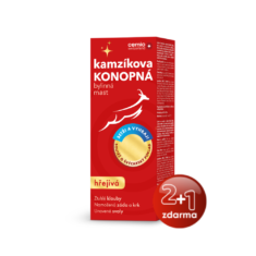 Cemio Kamzíkova konopná mast hřejivá 200 ml, soutěžní balení