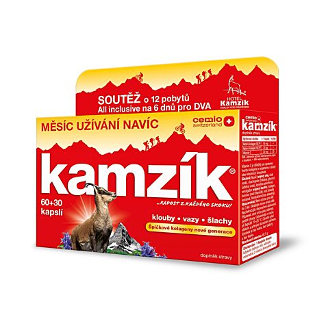 Cemio Kamzík® 60+30 kapslí, limitovaná edice Léto 2021