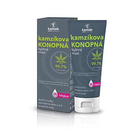 Cemio Kamzíkova konopná mast hřejivá 200 ml