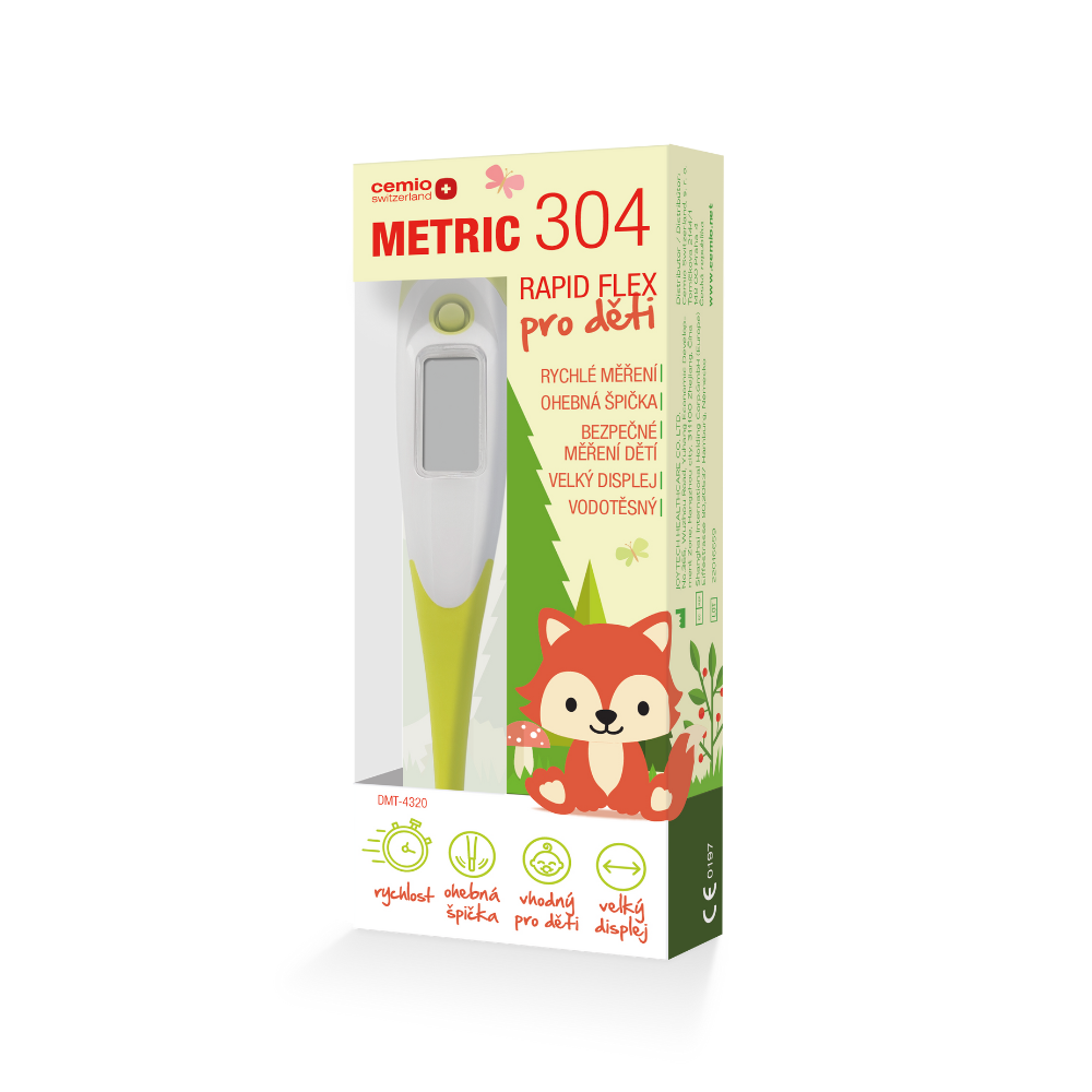 Cemio Metric 304 Rapid Flex Digitální teploměr dětský