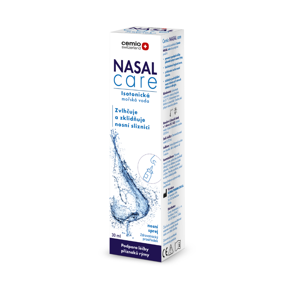 Cemio Isotonická mořská voda Nasal Care, 30 ml