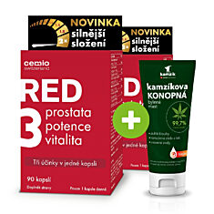 Cemio RED3® silnější, 180 kapslí