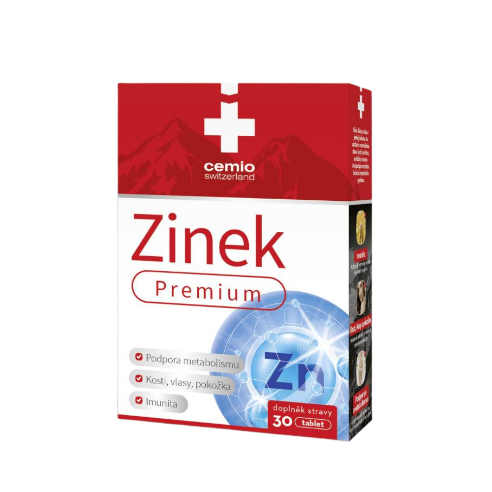 Levně Cemio Zinek Premium, 30 tablet
