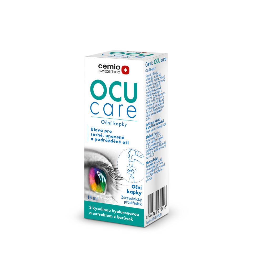 Cemio Oční kapky Ocu Care, 15 ml