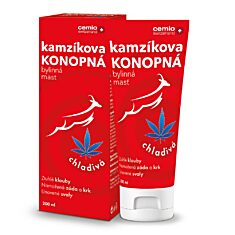 Cemio Kamzíkova konopná bylinná mast chladivá, 200 ml