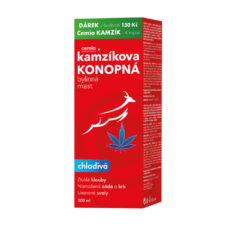 Cemio Kamzíkova konopná mast chladivá 200 ml, dárkové balení