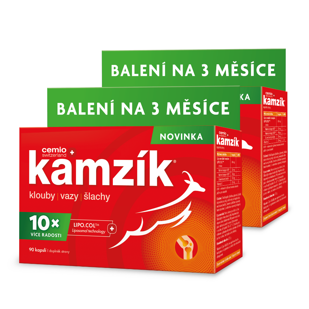Cemio Kamzík® silnější, 180 kapslí