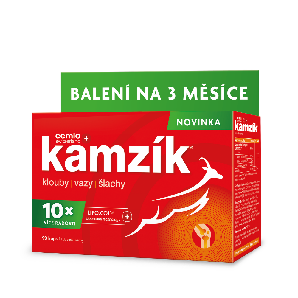 Cemio Kamzík® NOVINKA, 90 kapslí