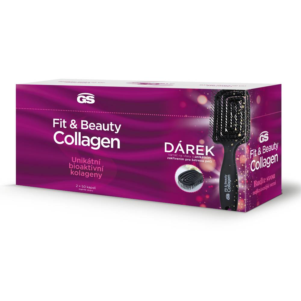 GS Fit&Beauty Collagen, 50 + 50 kapslí, dárkové balení 2023