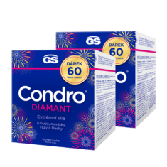 GS Condro® DIAMANT, 2 × 100+60 tablet NAVÍC, dárkové balení
