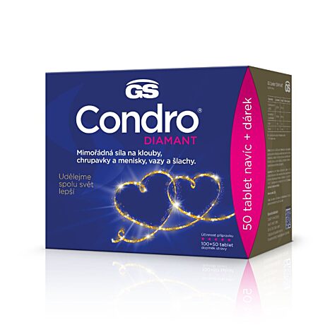 GS Condro® DIAMANT, 100+50 tablet, dárkové balení 2022