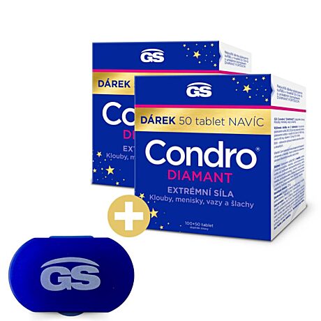 GS Condro® DIAMANT, 2 x 100+50 tablet NAVÍC, dárkové balení 2023