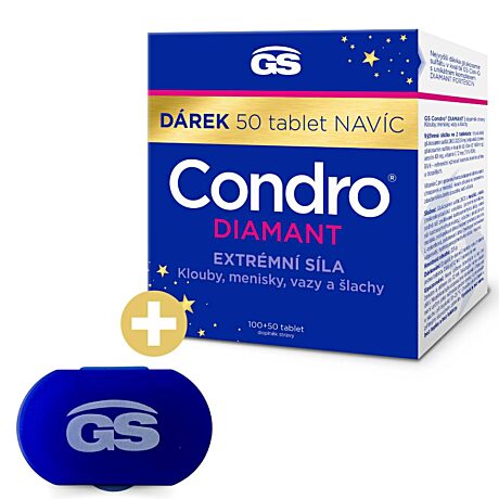 GS Condro® DIAMANT, 100+50 tablet NAVÍC, dárkové balení 2023