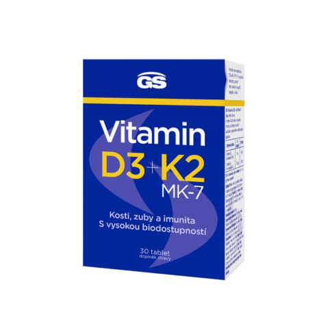 GS Vitamin D3 + K2, 30 tablet