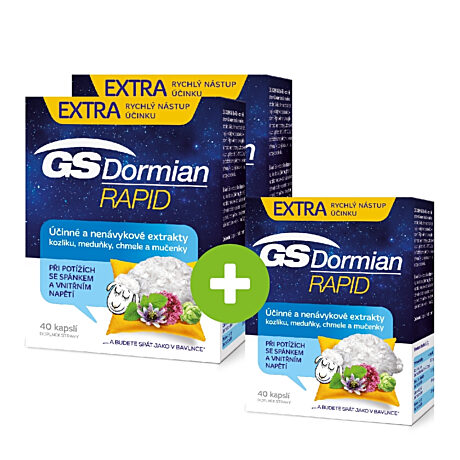 GS Dormian Rapid, 40 kapslí - 2+1 ZDARMA