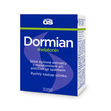 GS Dormian Melatonin, 30 kapslí