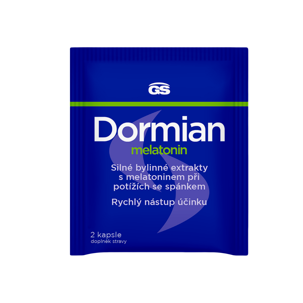 GS Dormian Melatonin, 2 kapsle