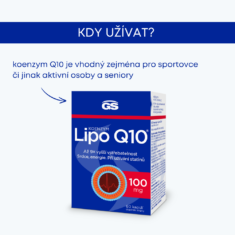 GS Koenzym Lipo Q10® 100 mg, 60 kapslí