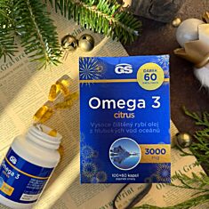 GS Omega 3 CITRUS, 100+60 kapslí NAVÍC, dárkové balení 2025