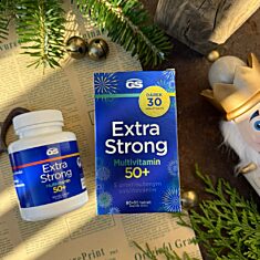 GS Extra Strong Multivitamin 50+, 2 x 90+30 tablet NAVÍC, dárkové balení 2025