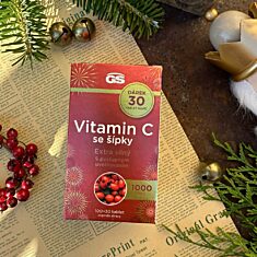 GS Vitamin C1000 se šípky, 2 x 100+30 tablet NAVÍC, dárkové balení 2025