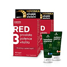 Cemio RED3® silnější, 180 kapslí