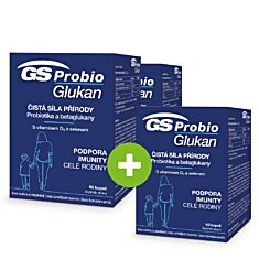 GS Probio Glukan, 60 kapslí, 2+1 ZDARMA