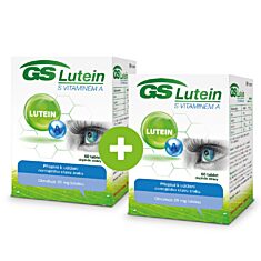 GS Lutein s vitaminem A, 60 tablet, 1+1 ZDARMA