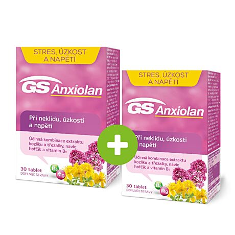GS Anxiolan, 30 tablet, 1+1 ZDARMA