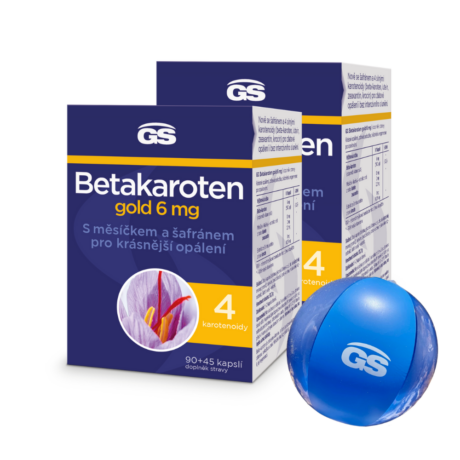 GS Betakaroten gold 6 mg, 2 x 135 kapslí
