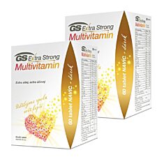 GS Extra Strong Multivitamin, 2 × 120 tablet, dárkové balení 2021