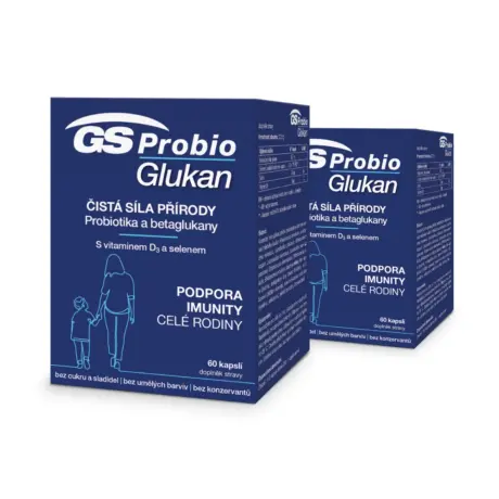 GS Probio Glukan, 2 × 60 kapslí