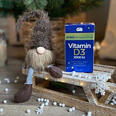 GS Vitamin D3 2000 IU, 90+30 kapslí NAVÍC, dárkové balení 2023