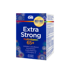 GS Extra Strong Multivitamin 65+, 60 tablet + 60 kapslí, dárkové balení 2025